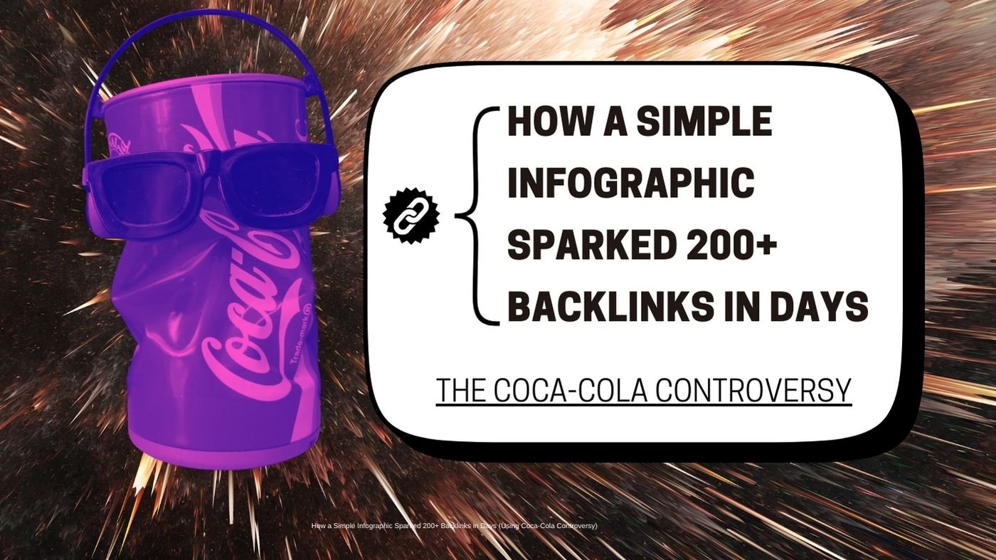 How a Simple Infographic Sparked 200+ Backlinks in Days (Using Coca-Cola Controversy) How a Simple Infographic Sparked 200+ Backlinks in Days: The Coca-Cola Controversy.